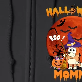 Halloween Mommy Boo Pumpkin Halloween Party matching family Full Zip Hoodie