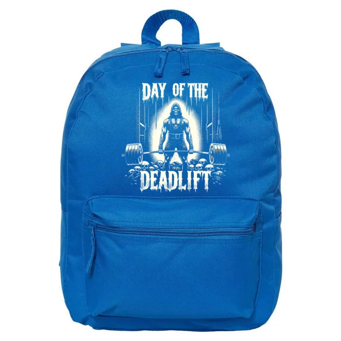 Horror Deadlifter Bodybuilder Deadlifting Workout Training Great Gift 16 in Basic Backpack