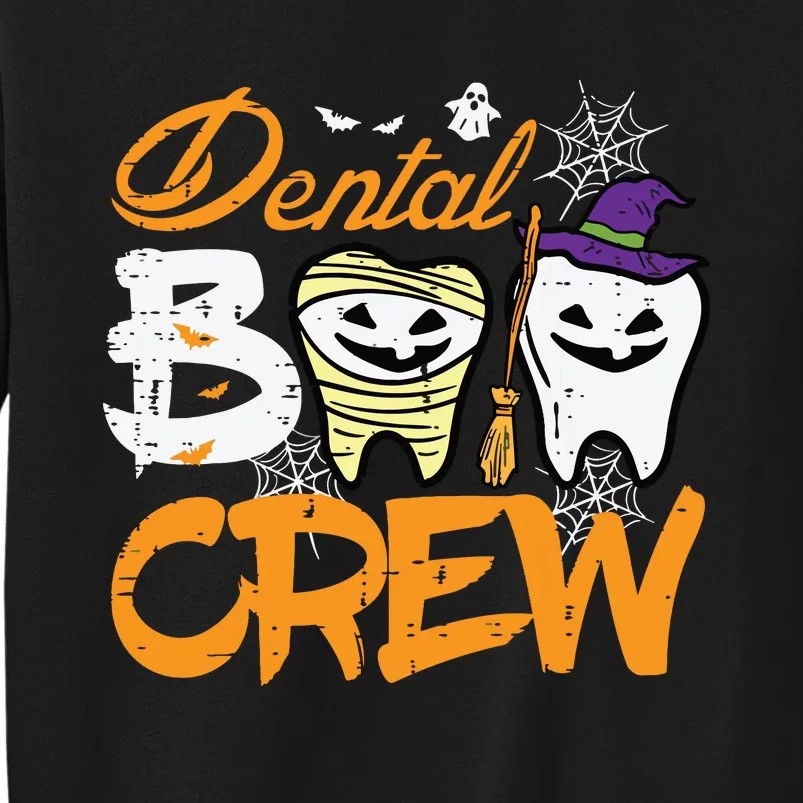 Halloween Dental Boo Crew Dentist Costume Teeth Women Sweatshirt