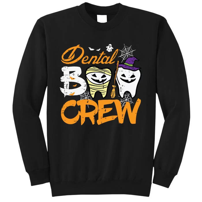 Halloween Dental Boo Crew Dentist Costume Teeth Women Sweatshirt