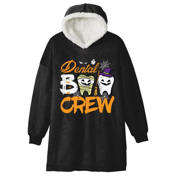 Halloween Dental Boo Crew Dentist Costume Teeth Women Hooded Wearable Blanket