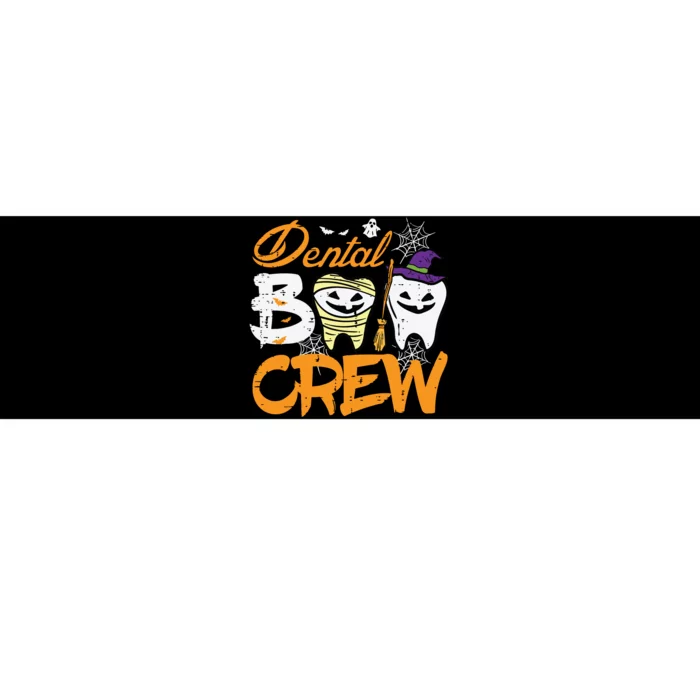 Halloween Dental Boo Crew Dentist Costume Teeth Women Bumper Sticker