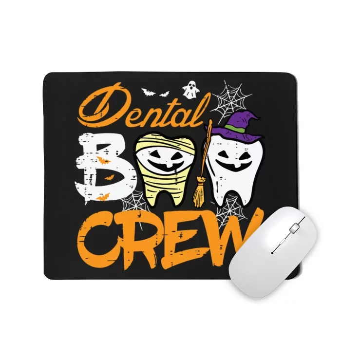 Halloween Dental Boo Crew Dentist Costume Teeth Women Mousepad