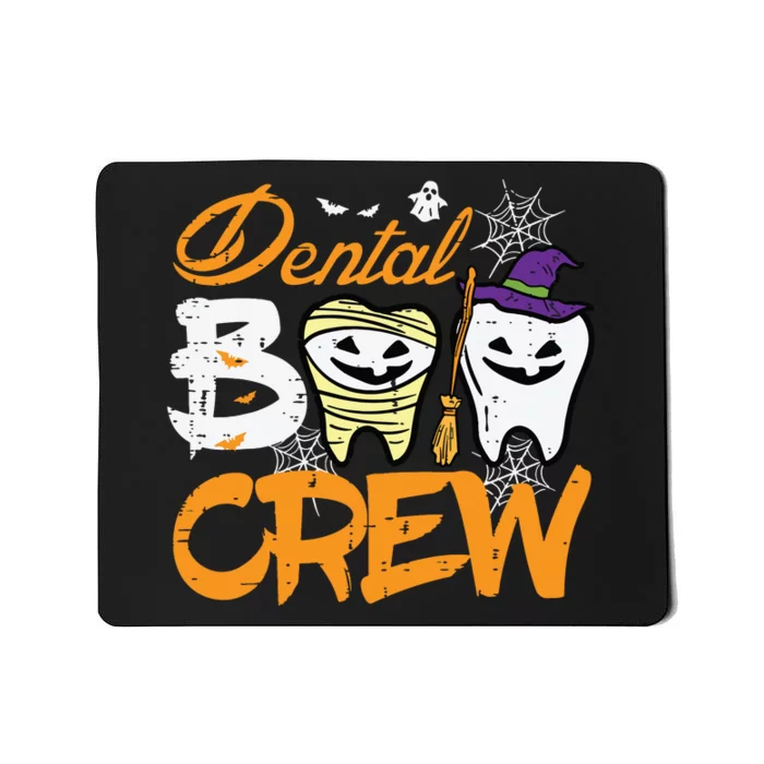 Halloween Dental Boo Crew Dentist Costume Teeth Women Mousepad