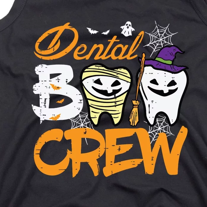 Halloween Dental Boo Crew Dentist Costume Teeth Women Tank Top