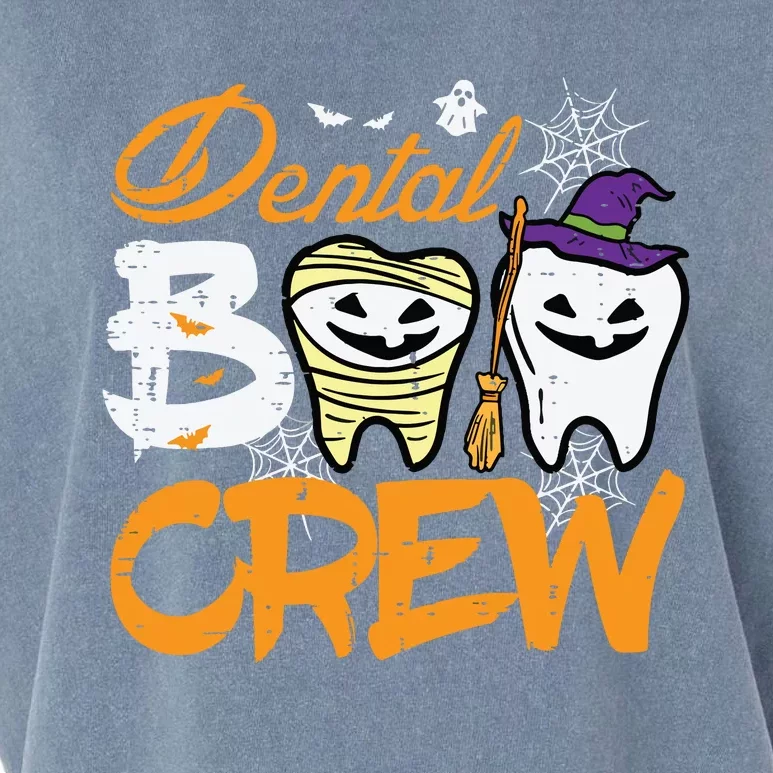 Halloween Dental Boo Crew Dentist Costume Teeth Women Garment-Dyed Women's Muscle Tee