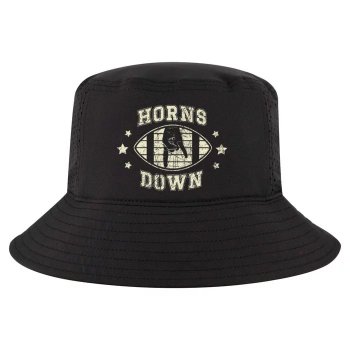 Horns Down Beat Texas Funny Tuck Fexas Cool Comfort Performance Bucket Hat