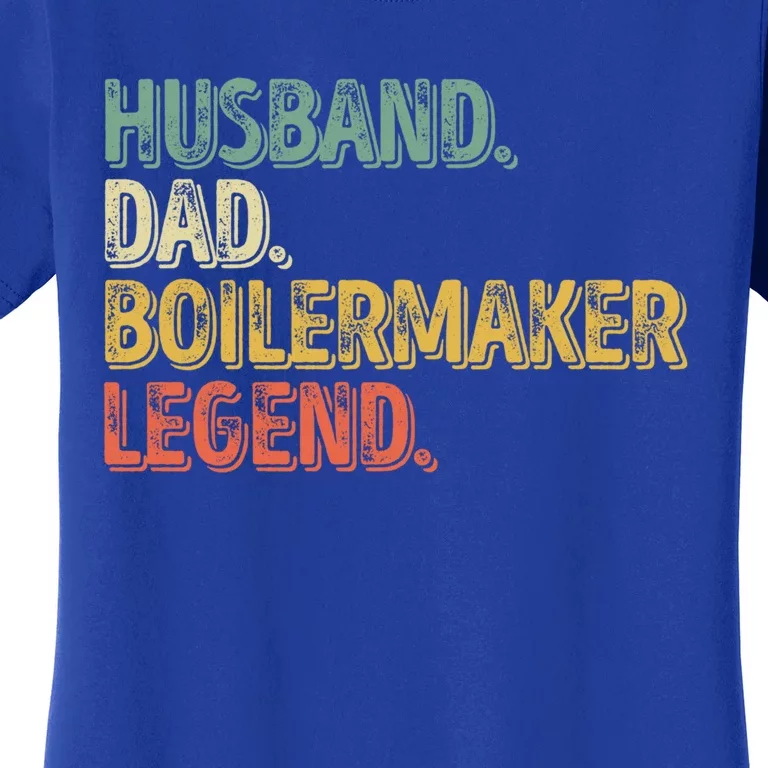 Husband Dad Boilermaker Legend Great Gift Funny Fathers Day Cute Gift Women's T-Shirt