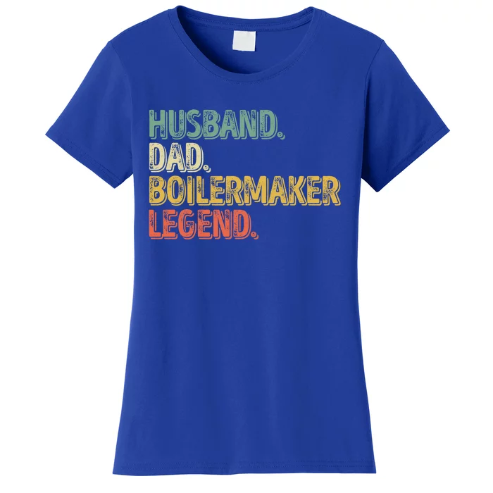 Husband Dad Boilermaker Legend Great Gift Funny Fathers Day Cute Gift Women's T-Shirt