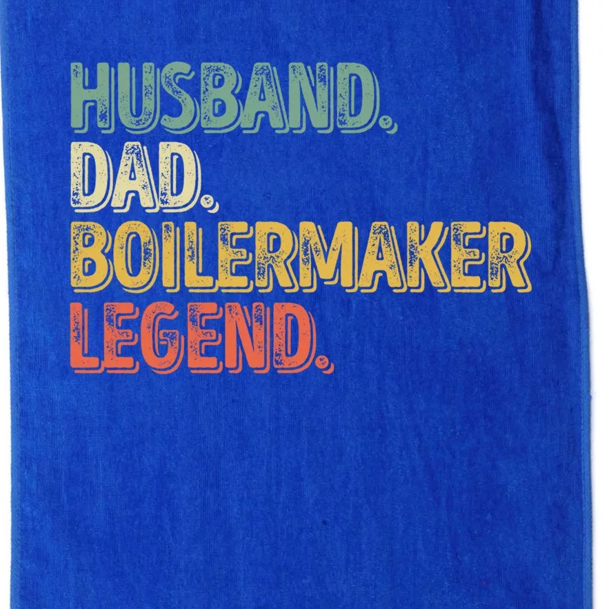 Husband Dad Boilermaker Legend Great Gift Funny Fathers Day Cute Gift Platinum Collection Golf Towel