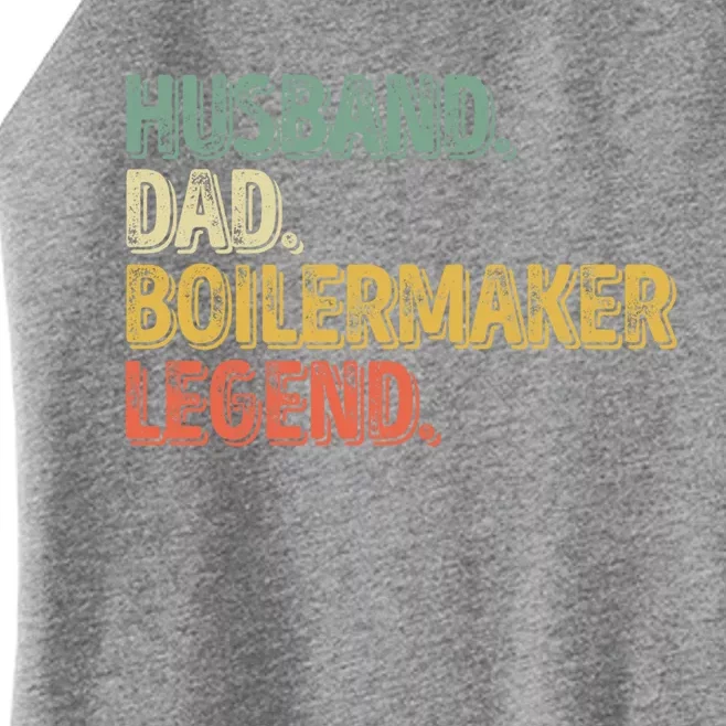 Husband Dad Boilermaker Legend Great Gift Funny Fathers Day Cute Gift Women’s Perfect Tri Rocker Tank