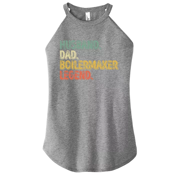 Husband Dad Boilermaker Legend Great Gift Funny Fathers Day Cute Gift Women’s Perfect Tri Rocker Tank