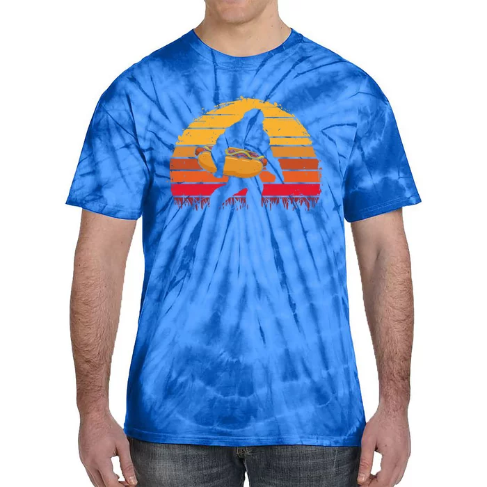 Hot Dog Bigfoot Legend Hotdog Sausage Frankfurter Wiener Gift Tie-Dye T-Shirt