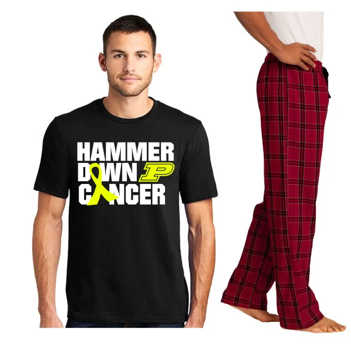 Hammer Down Cancer Cancer Awareness Pajama Set