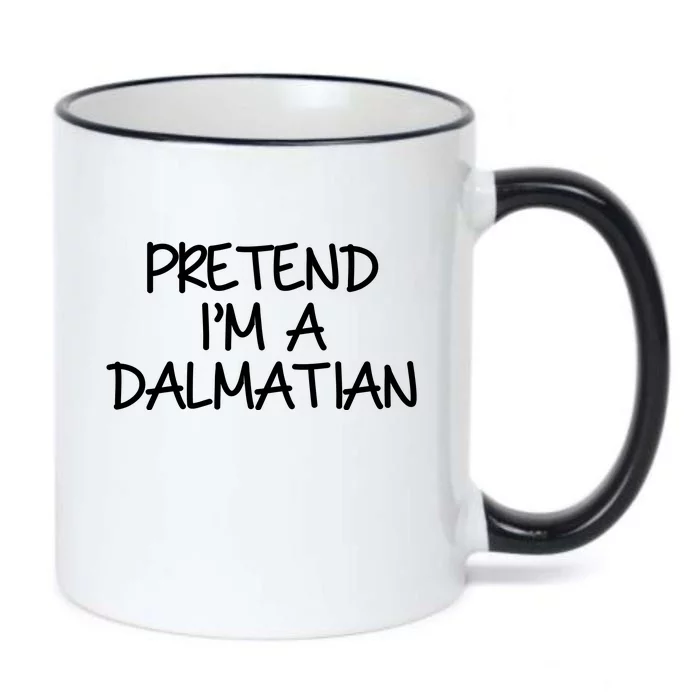 Halloween Dalmatian Costume Black Color Changing Mug