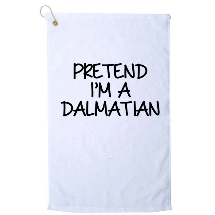 Halloween Dalmatian Costume Platinum Collection Golf Towel