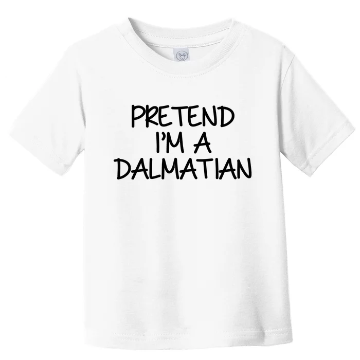 Halloween Dalmatian Costume Toddler T-Shirt