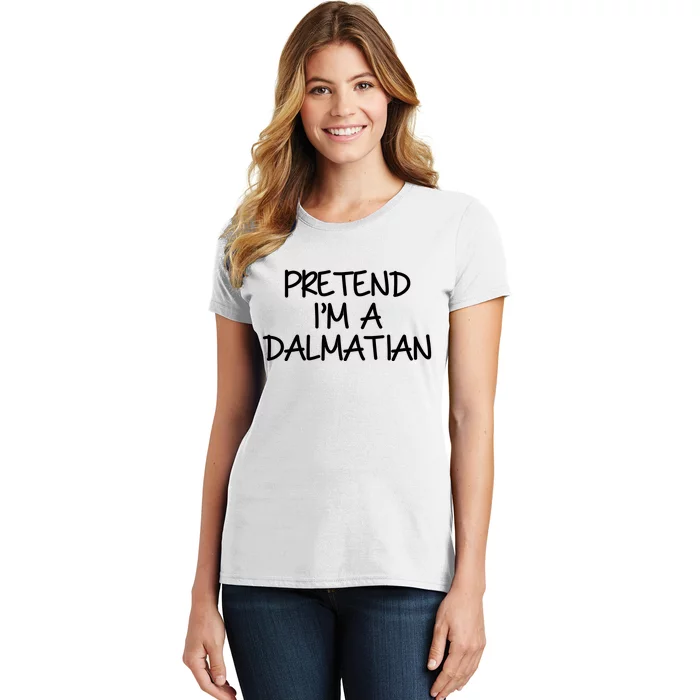 Pretend I'M A Dalmatian Shirt Lazy Halloween Costume Shirt, Tshirt