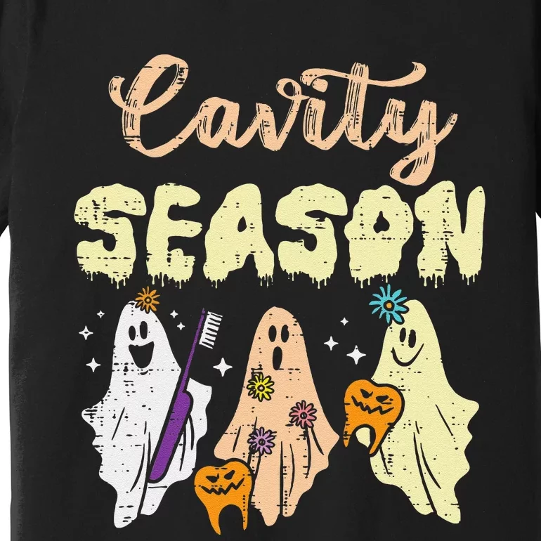 Halloween Dentist Cavity Season Dental Costume Gift Premium T-Shirt