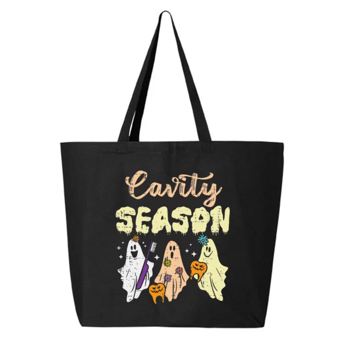 Halloween Dentist Cavity Season Dental Costume Gift 25L Jumbo Tote