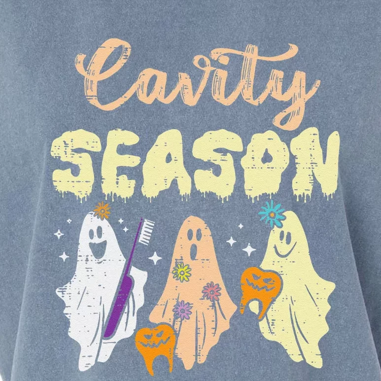 Halloween Dentist Cavity Season Dental Costume Gift Garment-Dyed Women's Muscle Tee