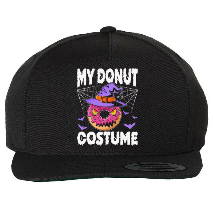 Halloween Donut Costume Donut Witch My Donut Costume Wool Snapback Cap