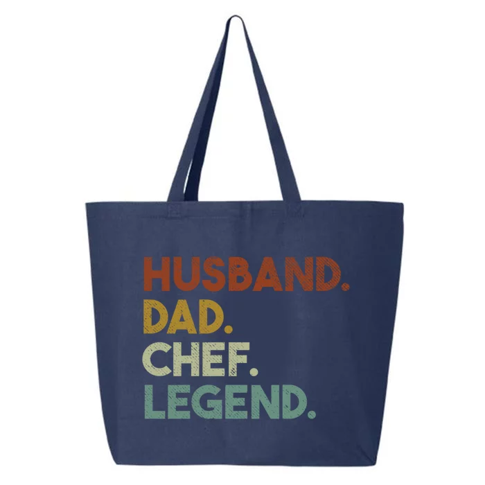 Husband Dad Chef Legend Vintage Cook Dad Gift 25L Jumbo Tote