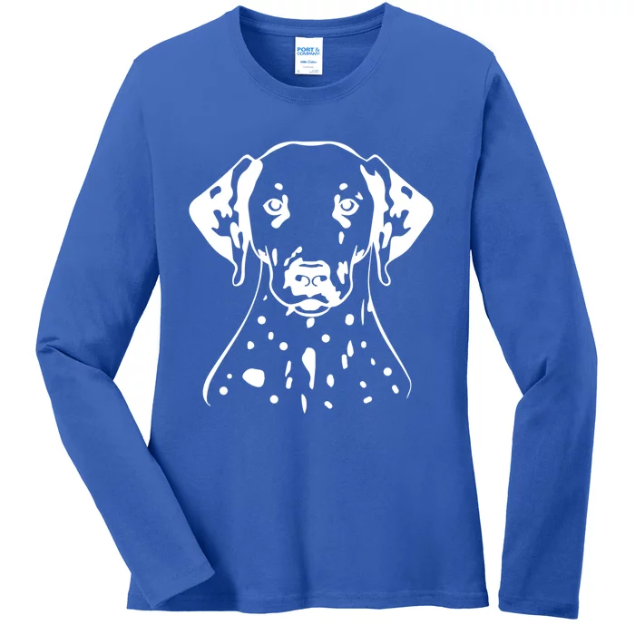 Halloween Dalmatian Costume Dog Lovers Funny Gift Ladies Long Sleeve Shirt