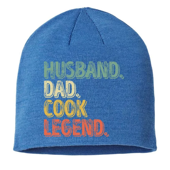 Husband Dad Cook Legend Cool Gift Funny Fathers Day Gift 8 1/2in Sustainable Knit Beanie