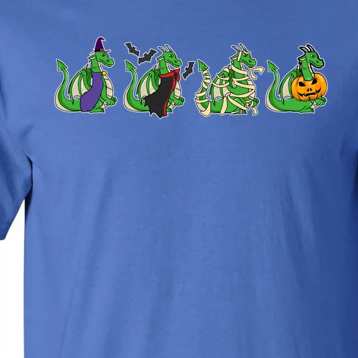 Halloween Dragon Costume Witch Vampire Mummy Pumpkin Jack Gift Tall T-Shirt