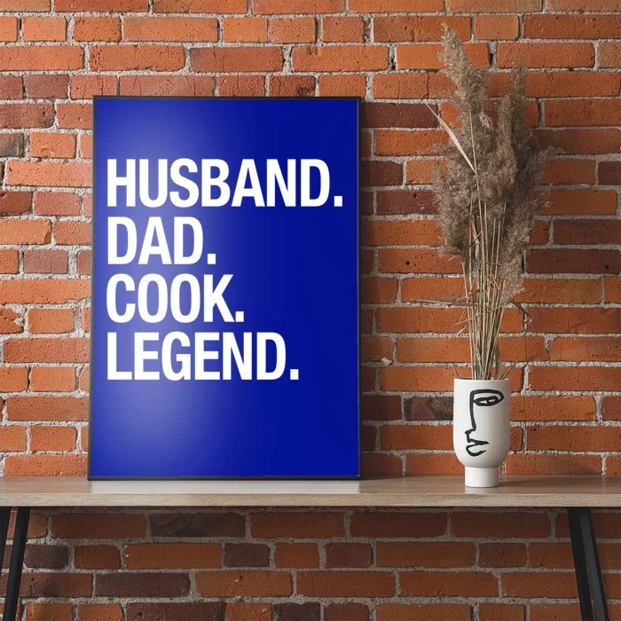 Husband Dad Cook Legend Cute Gift Poster