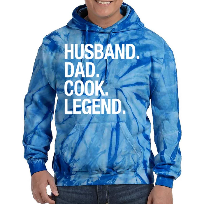 Husband Dad Cook Legend Cute Gift Tie Dye Hoodie