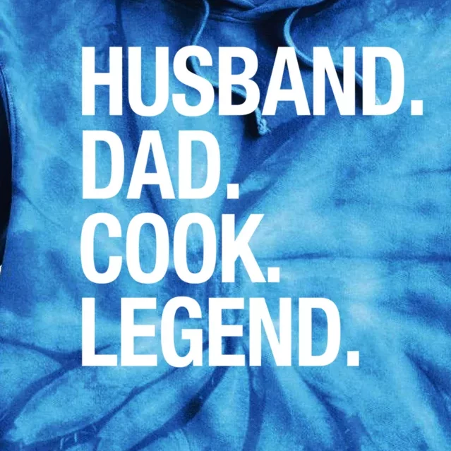 Husband Dad Cook Legend Cute Gift Tie Dye Hoodie