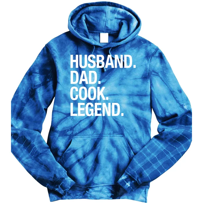 Husband Dad Cook Legend Cute Gift Tie Dye Hoodie