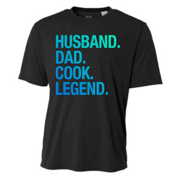 Husband Dad Cook Legend Gift Cooling Performance Crew T-Shirt