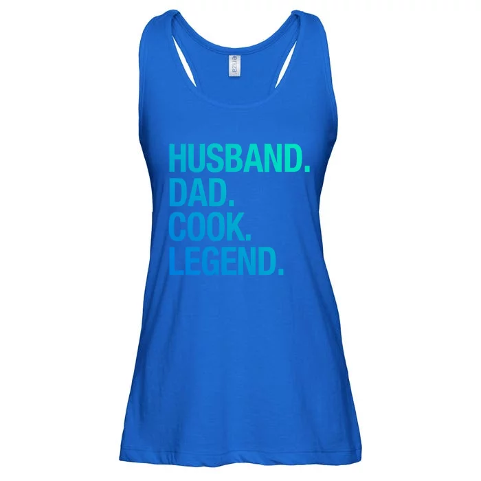 Husband Dad Cook Legend Gift Ladies Essential Flowy Tank