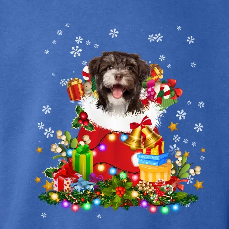 Havanese Dog Christmas Tree Lights Pajamas Xmas Matching Great Gift Toddler Hoodie