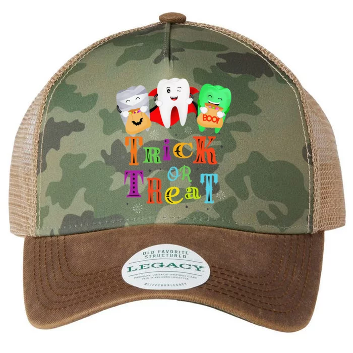 Halloween Dental Costume Funnyth Squad Dentist Legacy Tie Dye Trucker Hat