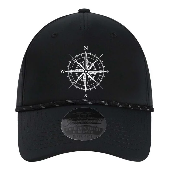 Hand Drawn Compass Rose Nautical Performance The Dyno Cap