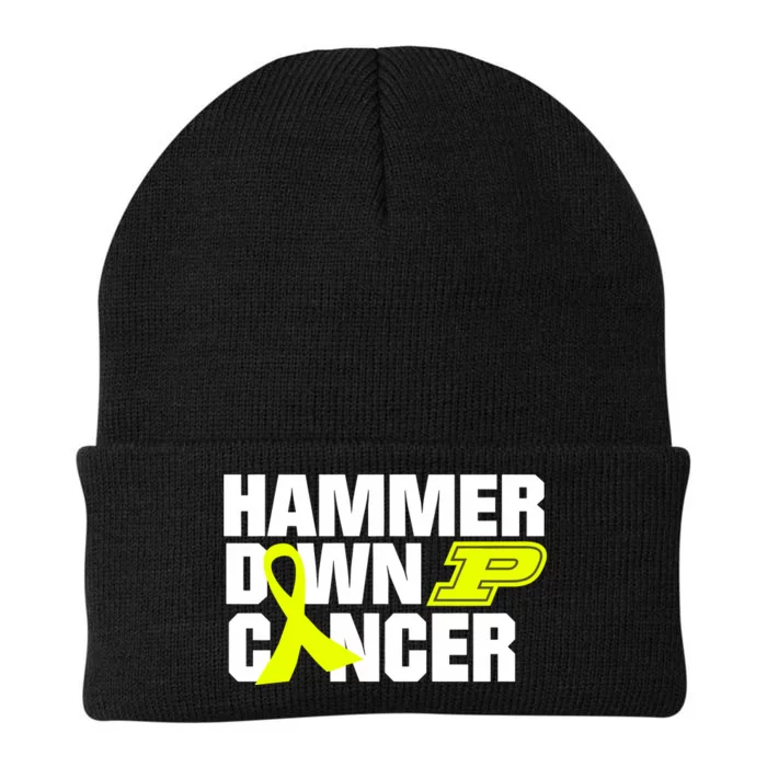 Hammer Down Cancer Knit Cap Winter Beanie