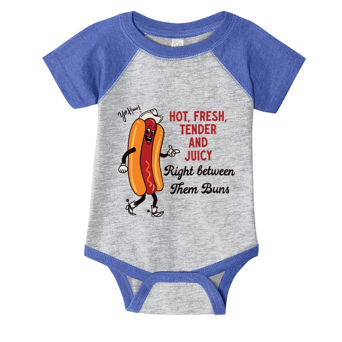 Hot Dog Cowboy Infant Baby Jersey Bodysuit