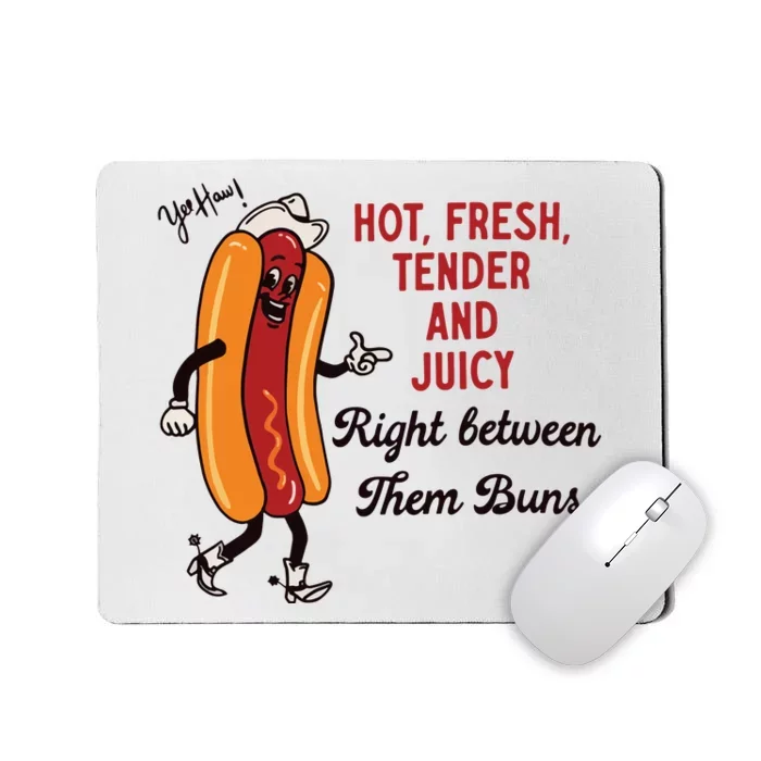 Hot Dog Cowboy Mousepad