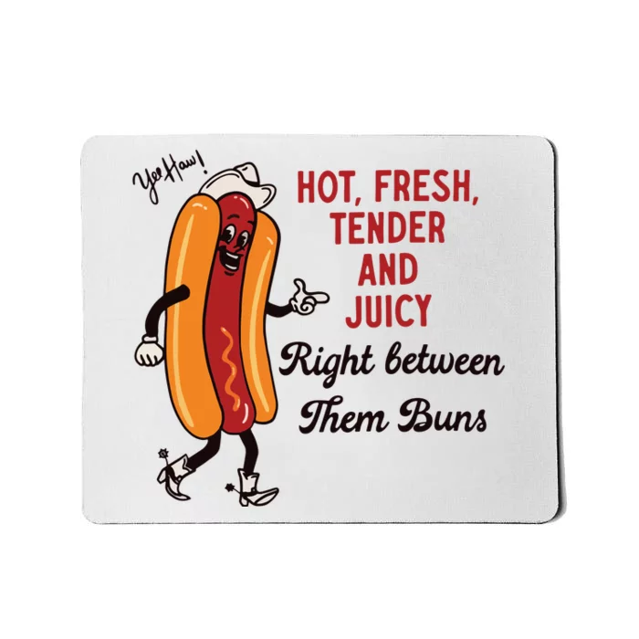 Hot Dog Cowboy Mousepad