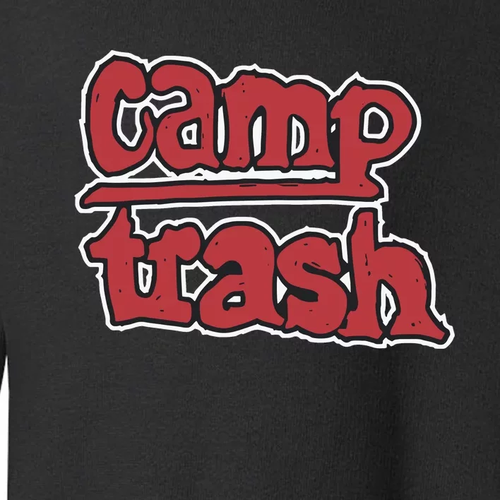 Hand Drawn Camp Trash Toddler Sweatshirt