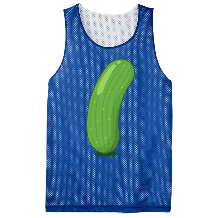 Halloween DIY Cucumber Pickle Veggie Costume Mesh Reversible Basketball Jersey Tank