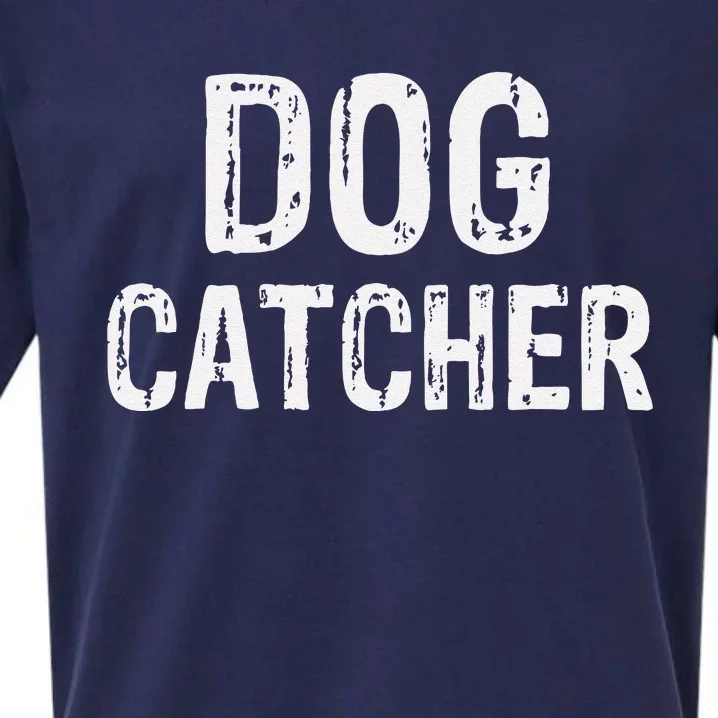 Halloween Dog Catcher Costume Sueded Cloud Jersey T-Shirt