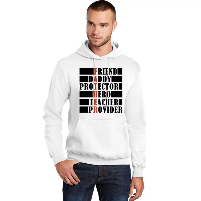 Hero Daddy Celebrating FatherS Day Hoodie