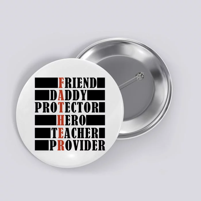 Hero Daddy Celebrating FatherS Day Button