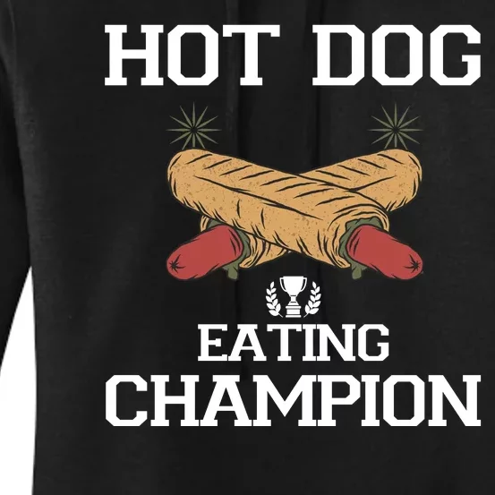 Hot Dog Champion Women's Pullover Hoodie