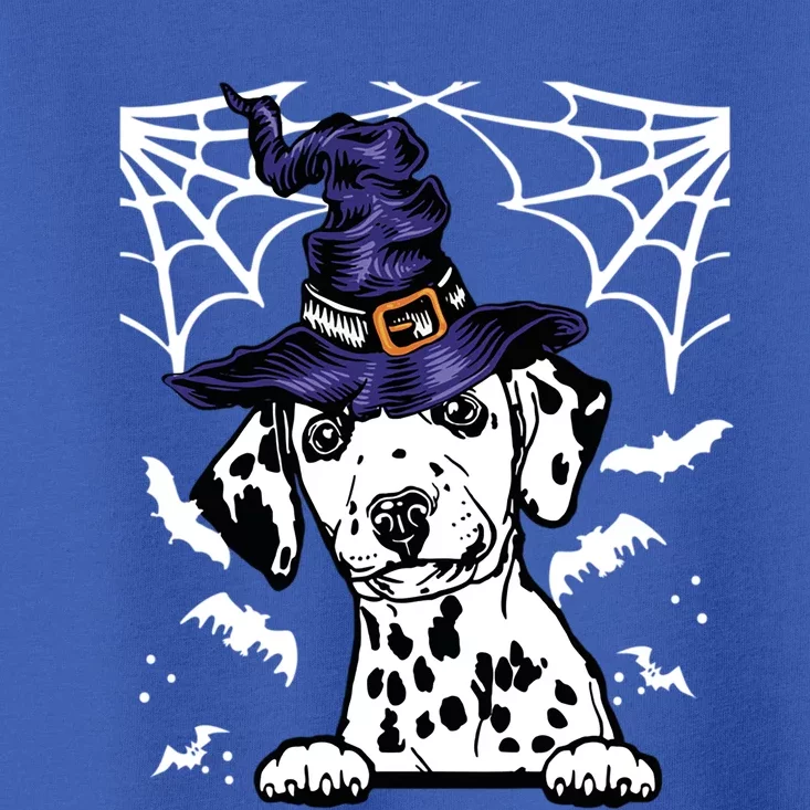 Halloween Dog Costume Design Spooky Dalmatian Gift Toddler T-Shirt